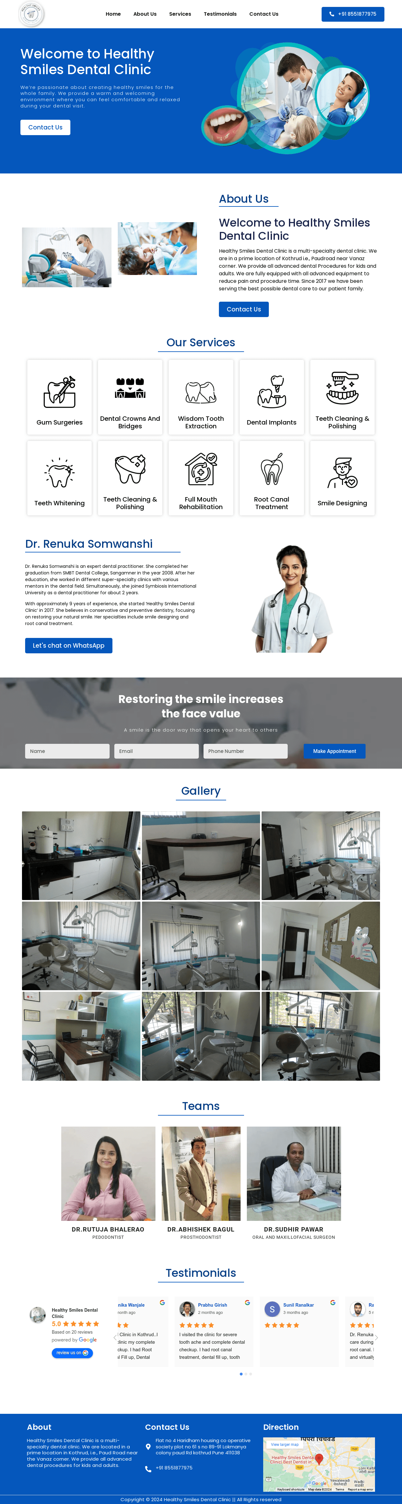 Best Dentist in Kothrud - Dr. Renuka Somwanshi