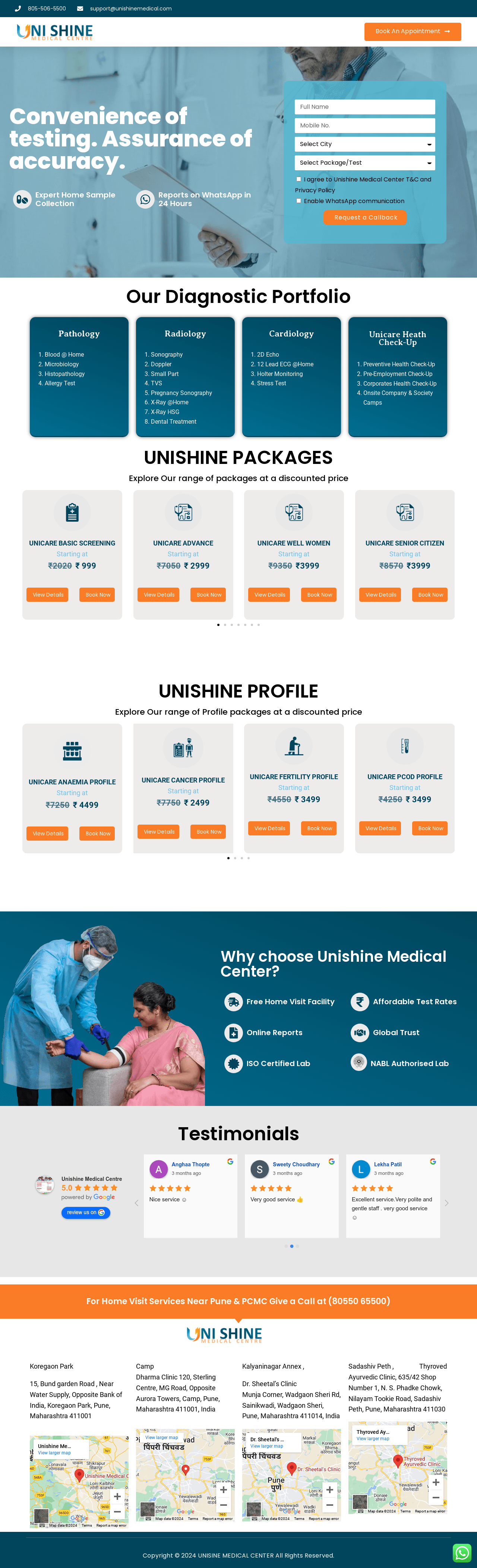 Home - unishinemedical.com