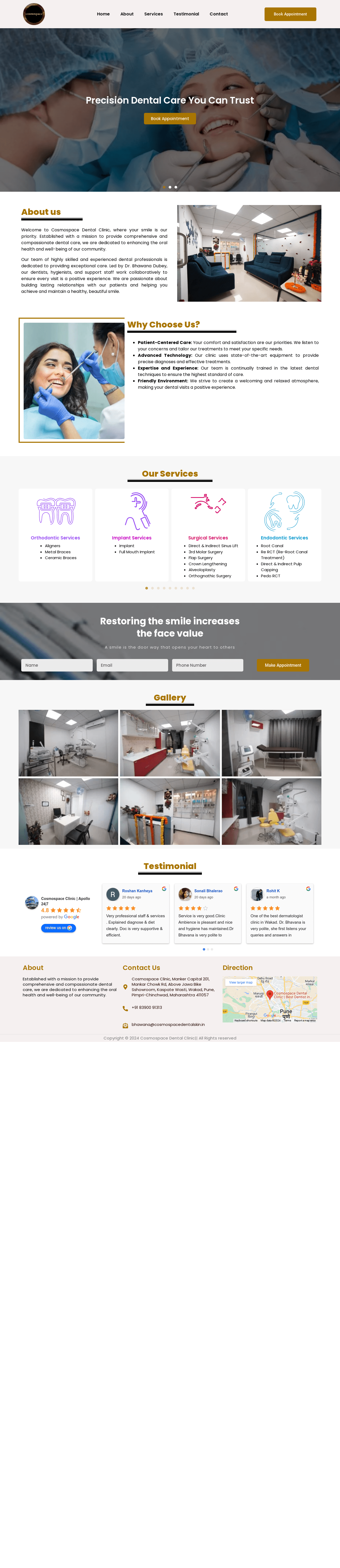 cosmospacedentalskin.in