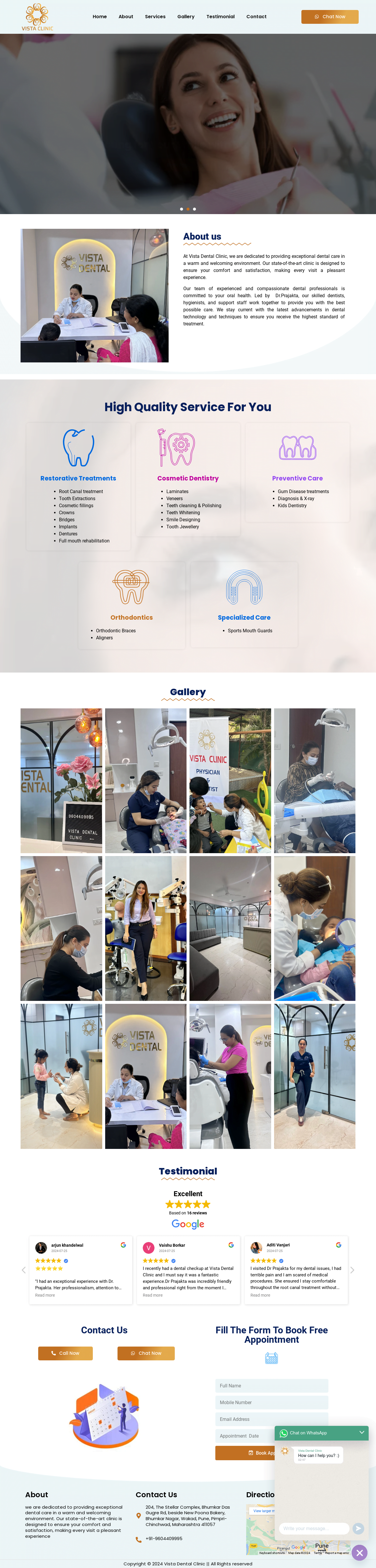 vistadentalclinic.net